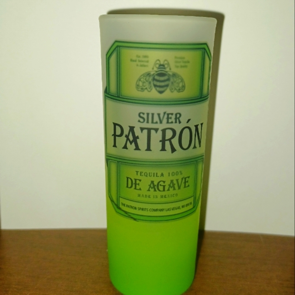 Custom frosted shot glass